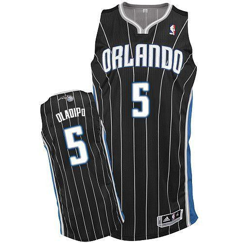 Magic #5 Victor Oladipo Black Revolution 30 Stitched Basketball Jersey