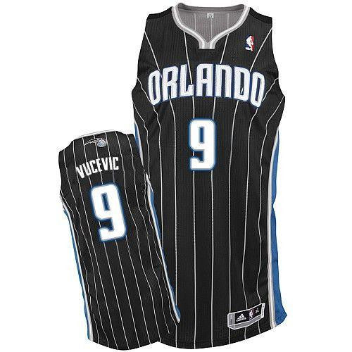 Magic #9 Nikola Vucevic Black Revolution 30 Stitched Basketball Jersey