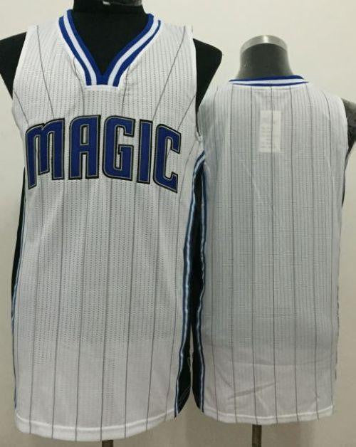 Magic Blank White Revolution 30 Stitched Basketball Jersey