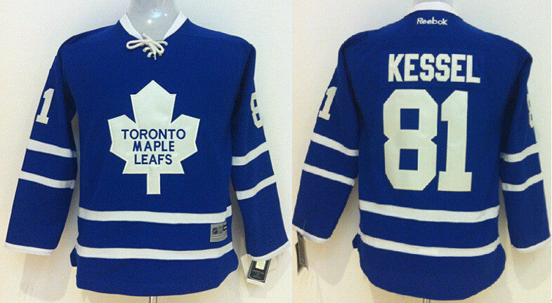 Maple Leafs 81 Phil Kessel Blue Youth Reebok Hockey Jersey