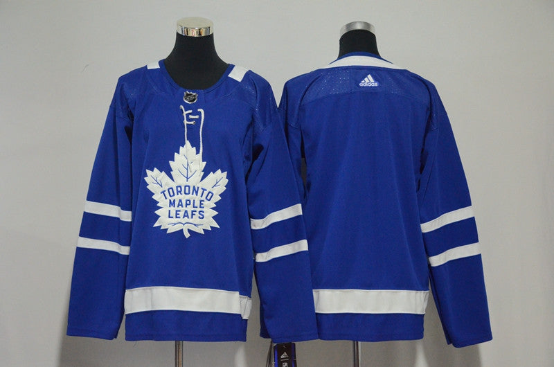 Maple Leafs Blank Blue Youth Hockey Jersey