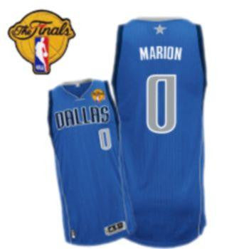 Mavericks 2011 Finals Patch #0 Shawn Marion Revolution 30 Sky Blue Stitched Basketball Jersey