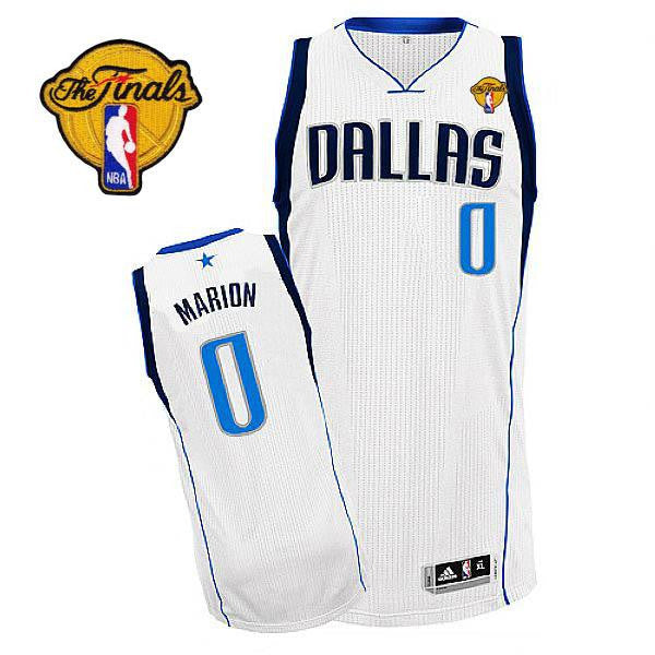 Mavericks 2011 Finals Patch #0 Shawn Marion Revolution 30 Whtie Stitched Basketball Jersey