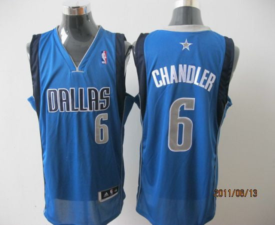 Mavericks Revolution 30 #6 Tyson Chandler Sky Blue Stitched Basketball Jersey