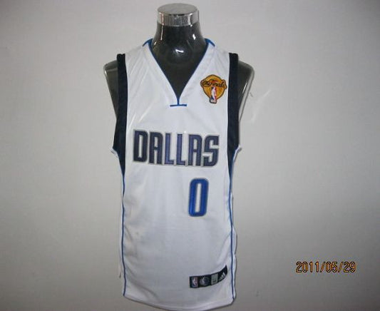 Mavericks2011 Finals Patch #0 Shawn Marion White Stitched Basketball Jersey