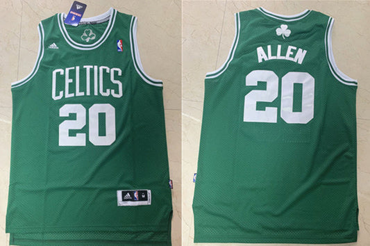 Men's Boston Celtics #20 Ray Allen Throwback Stitched Basketball Jersey