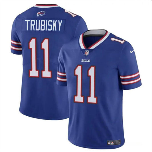 Men's Buffalo Bills #11 Mitch Trubisky Untouchable Limited Football Stitched Jersey