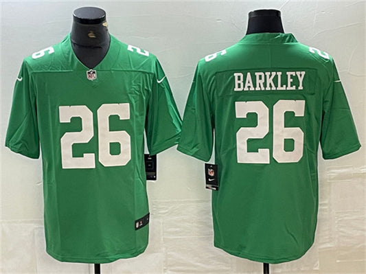 Men's Philadelphia Eagles #26 Saquon Barkley Green Vapor Untouchable Limited Football Stitched Jersey