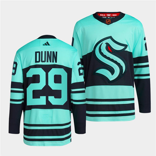 Men's #29 Vince Dunn Ice Blue 2022-23 Reverse Retro Stitched Hockey Jersey