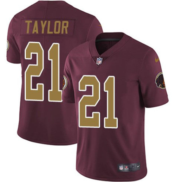 Men's Washington Football Team #21 Sean Taylor Red Color Rush Limited Stitched Jersey