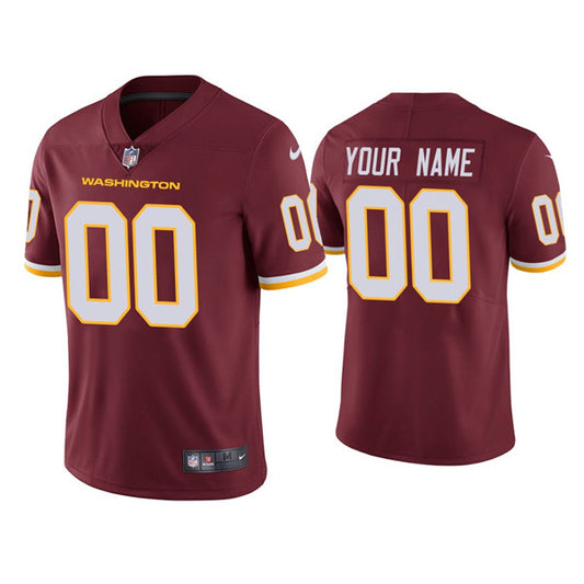 Men's Washington Football Team ACTIVE PLAYER Burgundy Red Vapor Untouchable Limited Stitched Jersey