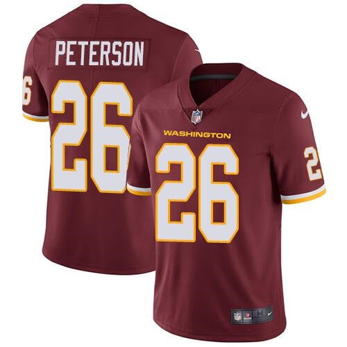 Men's Washington Football Team Red #26 Adrian Peterson Vapor Untouchable Limited Stitched Jersey