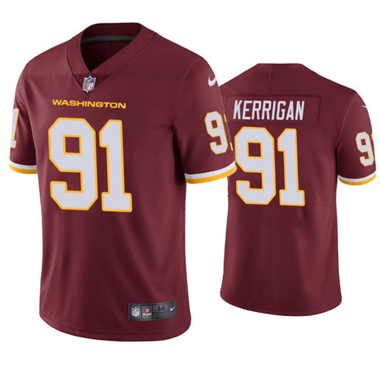 Men's Washington Football Team Red #91 Ryan Kerrigan Vapor Untouchable Limited Stitched Jersey