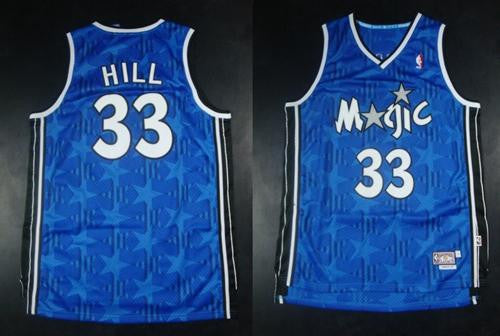 Mitchell And Ness Magic #33 Grant Hill Blue Stitched Basketball Jersey