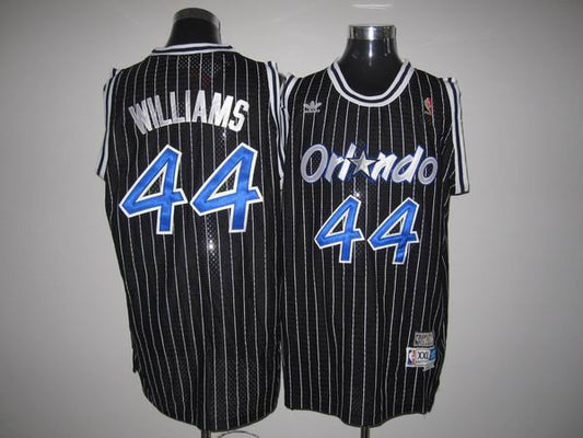 Mitchell And Ness Magic #44 Jason Williams Stitched Black Throwback Basketball Jersey