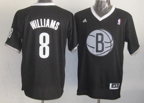 Nets #8 Deron Williams Black 2013 Christmas Day Swingman Stitched Basketball Jersey