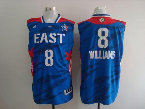 Nets #8 Deron Williams Blue 2013 All Star Stitched Basketball Jersey