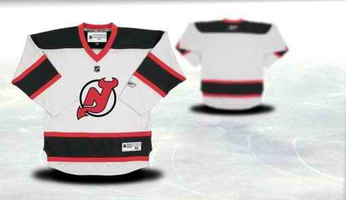 New Hockey Jersey Devils Youth Customized White Hockey Jersey