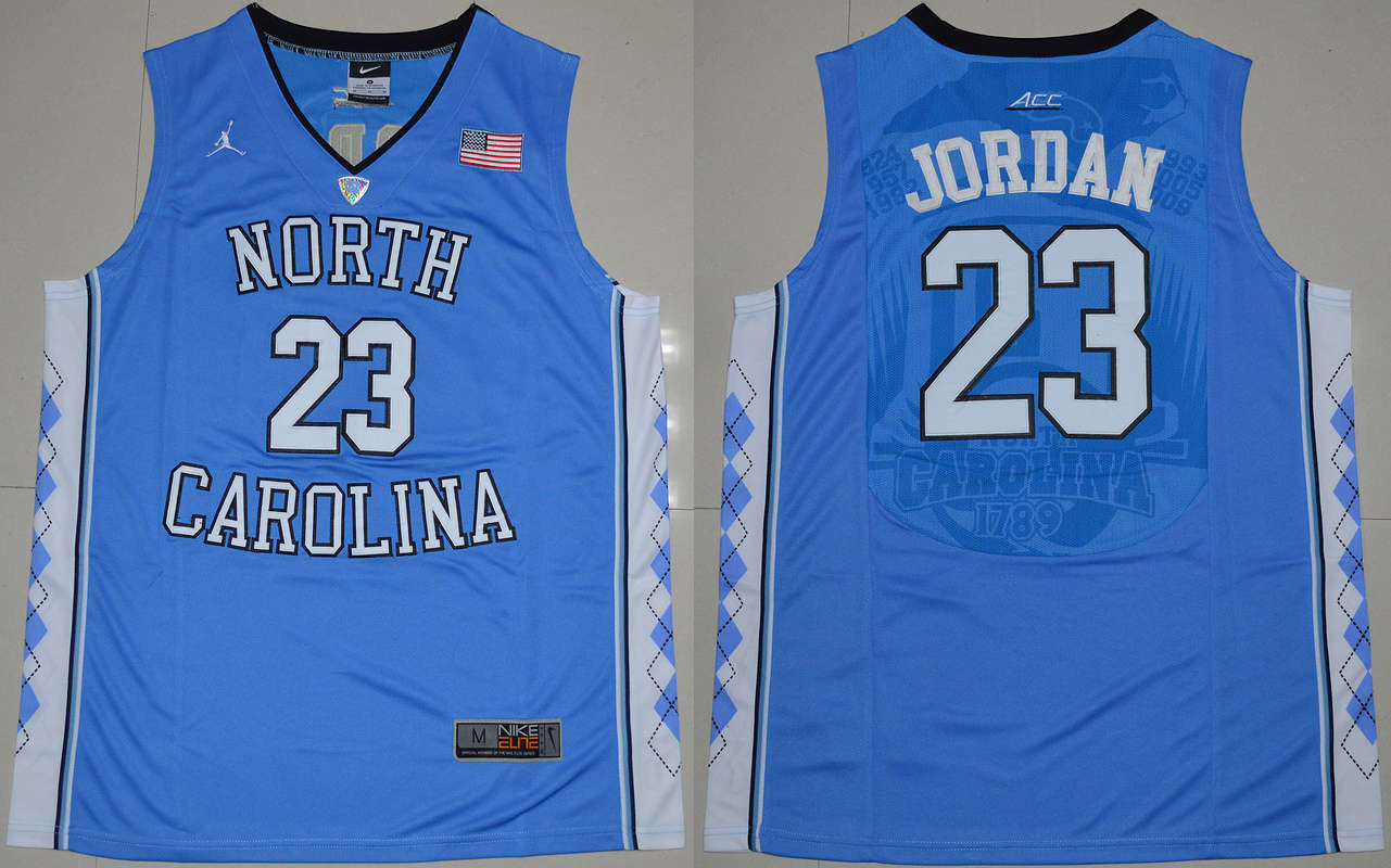 North Carolina Tar Heels 23 Michael College Basketball Jersey