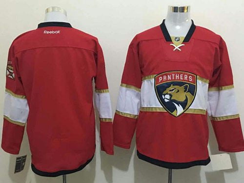 Panthers Blank New Red Stitched Hockey Jersey