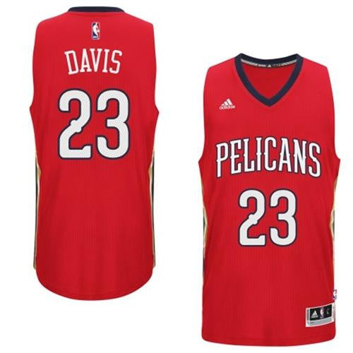 Pelicans #23 Anthony Davis Red Alternate Stitched Basketball Jersey