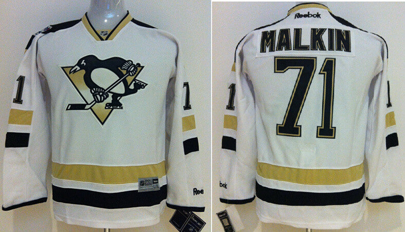 Penguins 71 Malki White 2014 Stadium Series Youth Hockey Jersey