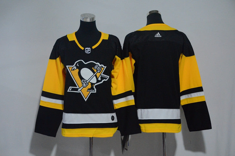 Penguins Blank Black Youth Hockey Jersey