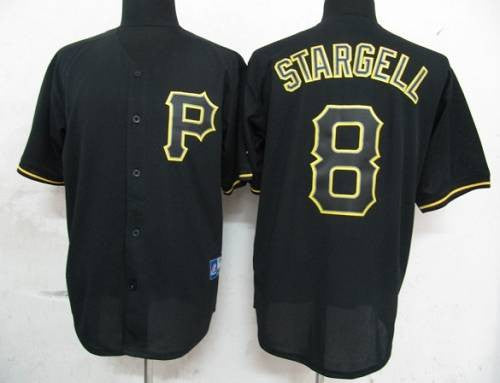  #8 Stargell Black Fashion Stitched Jersey