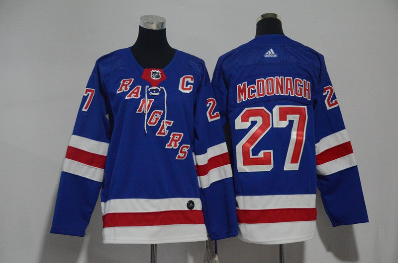 Rangers 27 Ryan McDonagh Blue Youth Hockey Jersey