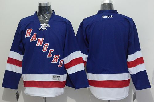 Rangers Blank Blue Stitched Hockey Jersey