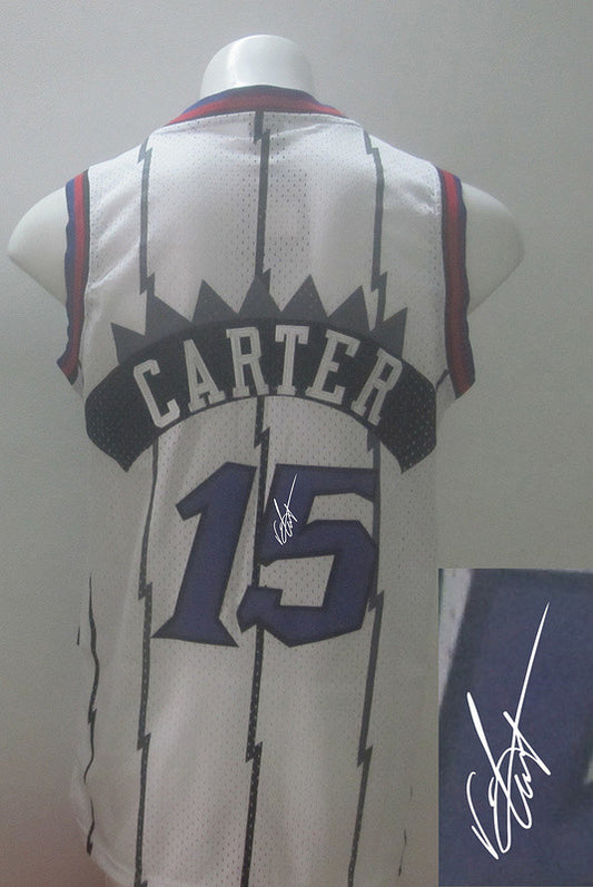 Raptors 15 Carter White Signature Edition Women Basketball Jerseys