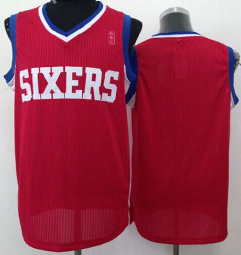 Revolution 30 76ers Blank Red Stitched Basketball Jersey