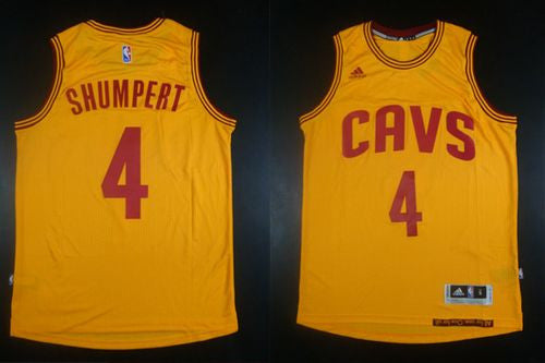 Revolution 30 Cavaliers #4 Iman Shumpert Gold Stitched Basketball Jersey