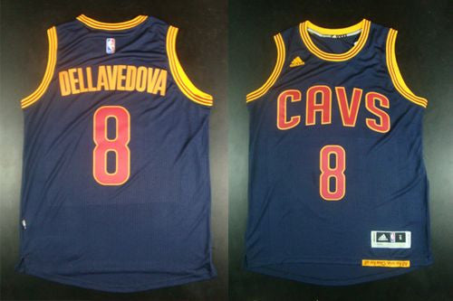 Revolution 30 Cavaliers #8 Matthew Dellavedova Navy Blue CavFanatic Stitched Basketball Jersey