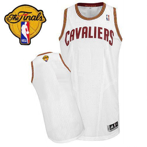 Revolution 30 Cavaliers Blank White The Finals Patch Stitched Basketball Jersey