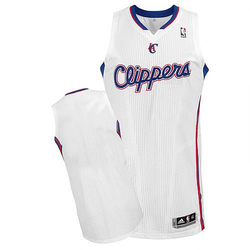 Revolution 30 Clippers Blank White Stitched Basketball Jersey