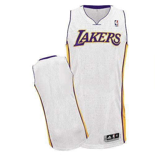 Revolution 30 Lakers Blank White Stitched Basketball Jersey