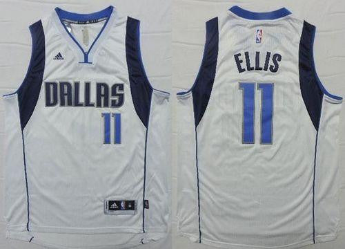 Revolution 30 Mavericks #11 Monta Ellis White Stitched Basketball Jersey