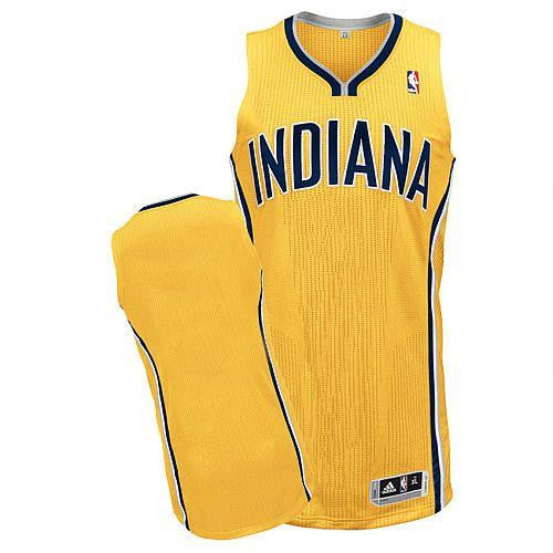 Revolution 30 Pacers Blank Yellow Stitched Basketball Jersey