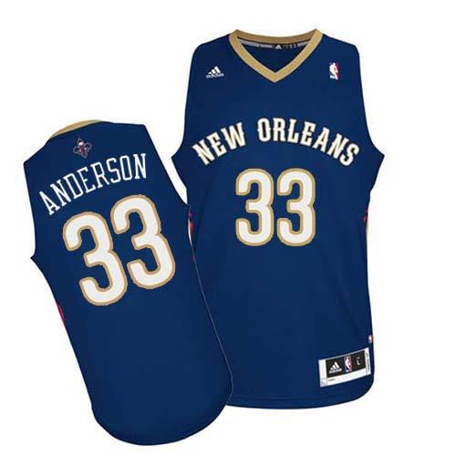 Revolution 30 Pelicans #33 Ryan Anderson Navy Stitched Basketball Jersey