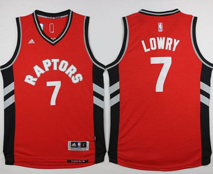 Revolution 30 Raptors #7 Kyle Lowry Red Stitched Basketball Jersey