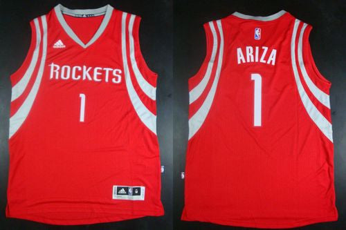 Revolution 30 Rockets #1 Trevor Ariza Red Road Stitched Basketball Jersey