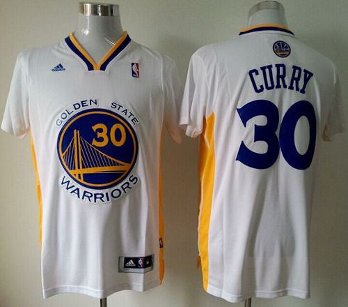 Revolution 30 Warriors #30 Stephen Curry White Alternate Stitched Basketball Jersey