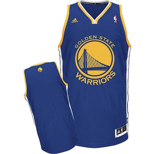 Revolution 30 Warriors Blank Blue Stitched Basketball Jersey