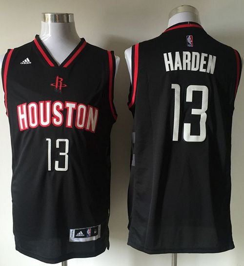 Rockets #13 James Harden Black 2015 New Stitched Basketball Jersey