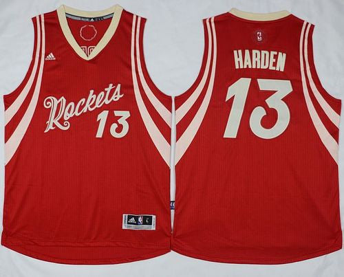 Rockets #13 James Harden Red 2015-2016 Christmas Day Stitched Basketball Jersey