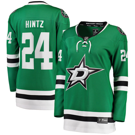 Roope Hintz Dallas Stars Branded Women's Home Breakaway Player Hockey Jersey - Kelly Green