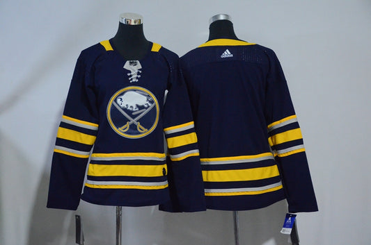 Sabres Blank Navy Women Hockey Jersey