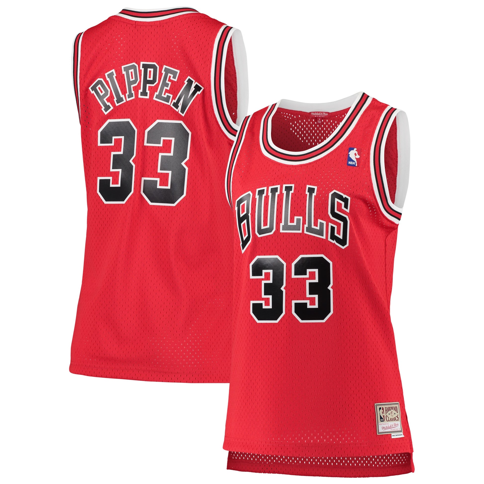 Scottie Pippen Chicago Bulls Women's 1997/98 Hardwood Classics Swingman Basketball Jersey - Red