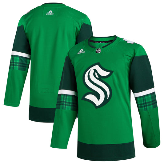  2023 St. Patrick's Day Primegreen Hockey Jersey - Kelly Green